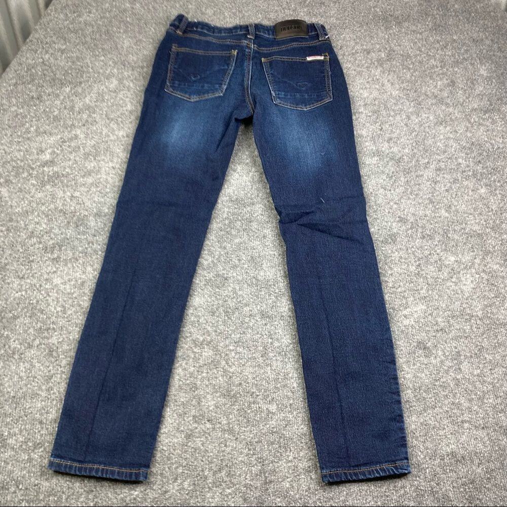 HUDSON Skinny dark wash jeans Girls size 14 Slim fit indie Sleaze - Picture 8 of 10